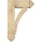 Ekena Millwork Thorton Arts and Crafts Rough Sawn Bracket w/ Offset Brace, Douglas Fir, 8"W x 22"D x 34"H BKT0806X22X34THR03RDF - alternate 4